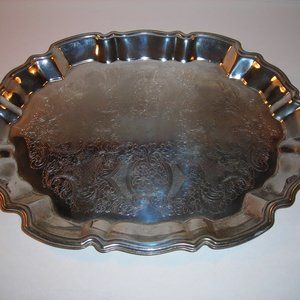 SOLD.......Silverplate SERVING TRAY